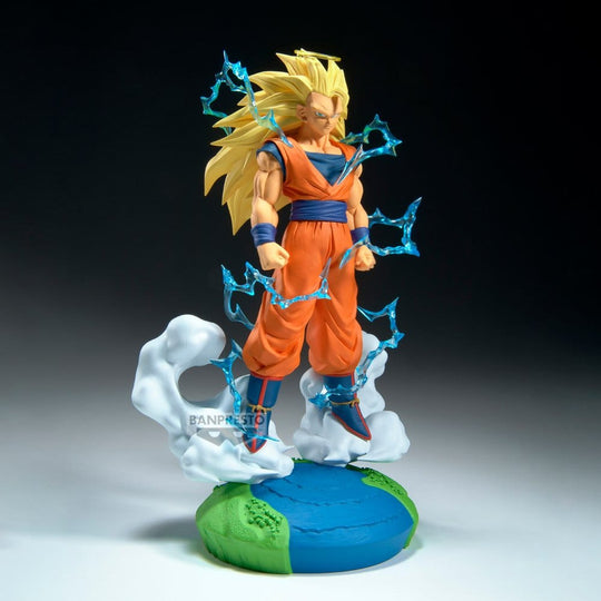 Dragon Ball Z History Box PVC Figure Super Saiyan 3 Son Goku 18 cm
