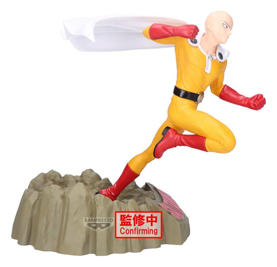 One Punch Man PVC Figure Saitama Crash Base Ver. 22 cm