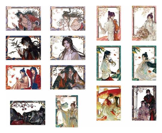 Heaven Official's Blessing Acrylic Clear Cards Manhua Clear Shadows Series Blind Box Display (12)