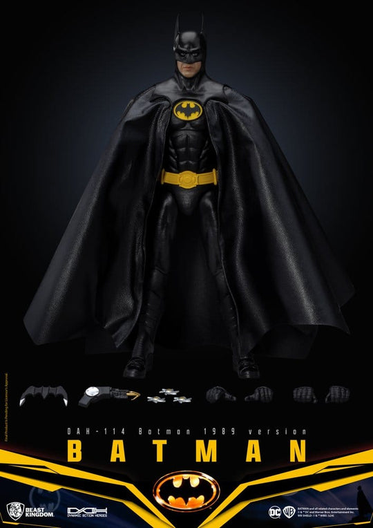 DC Comics Dynamic 8ction Heroes Action Figure Batman 1989 Standard Version 21 cm