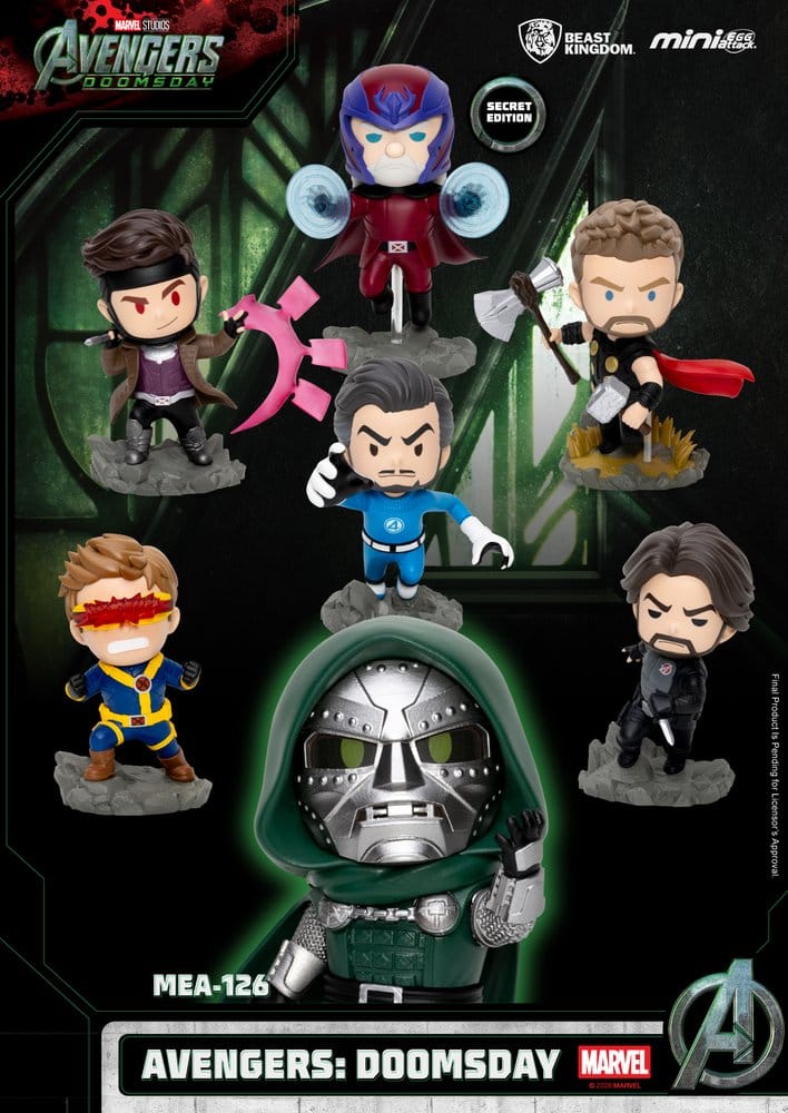 Marvel Mini Figures Avengers Doomsday Blind Box Assortment (6)