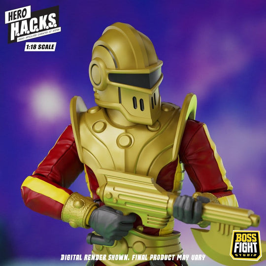 Hero H.A.C.K.S. Core Action Figure 1/18 Heroes and Villains Wave 1 Stellar Guard: Cosmic Defender of Accord