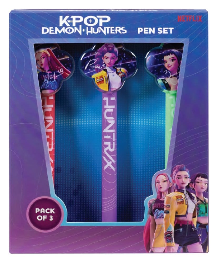 KPop Demon Hunters 3-Pack Pens