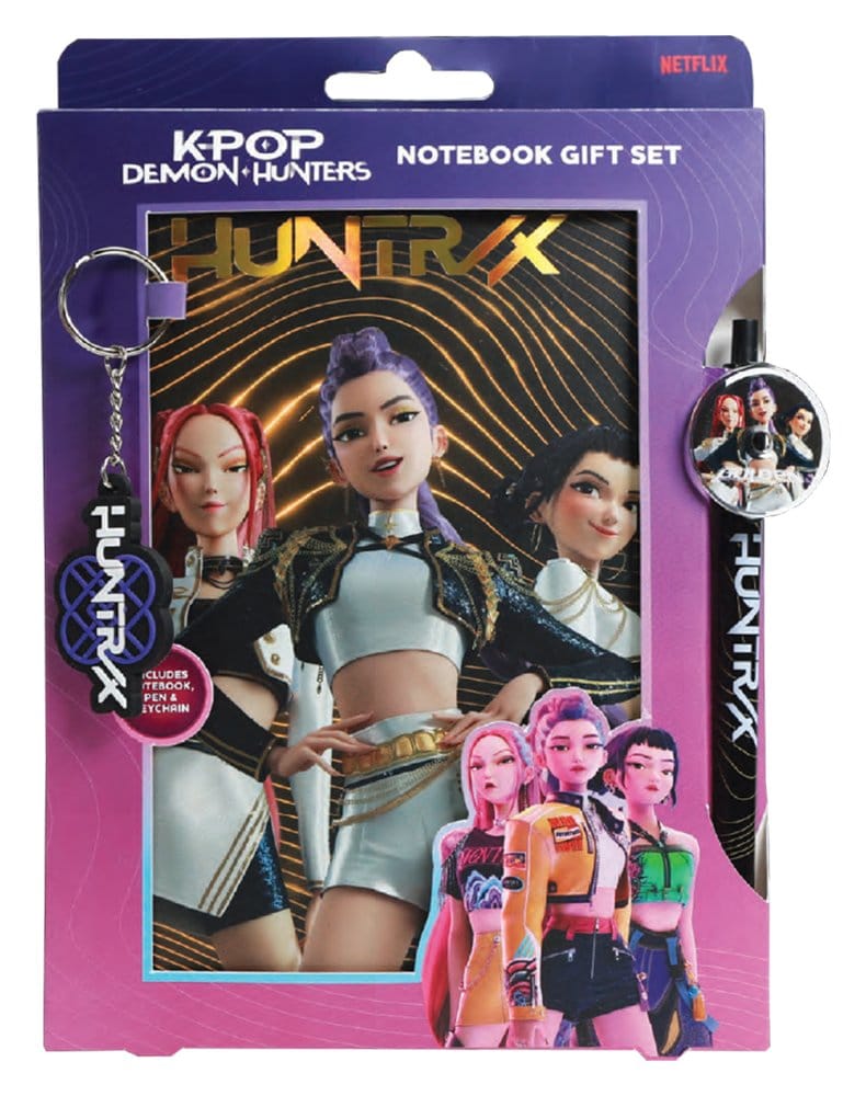 KPop Demon Hunters Notebook Gift Set Golden