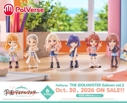 The Idolmaster PalVerse Mini Figures vol.2 Blind Box Display (6)