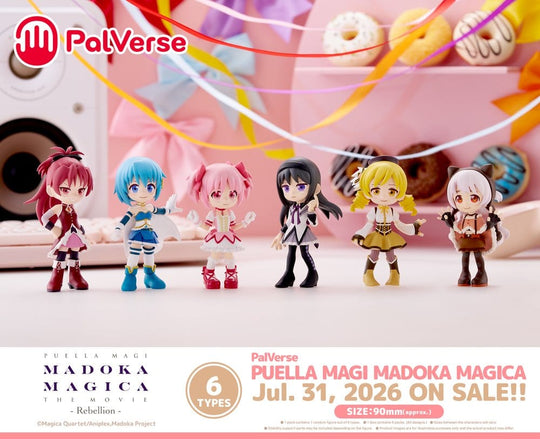 Puella Magi Madoka Magica PalVerse Collection PVC Figures Box Ver. 9 cm Assortment (6)