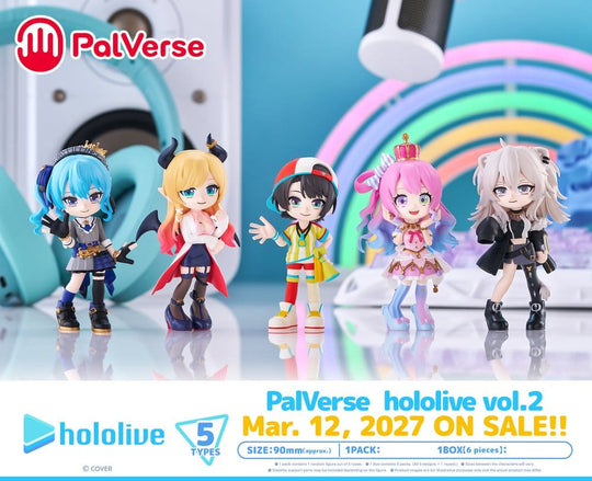 Hololive Production PalVerse Mini Figures Vol.2 Blind Box Display (6)