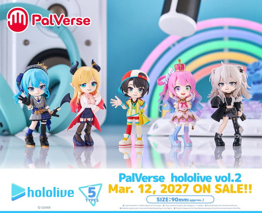 Hololive Production PalVerse Mini Figures Vol.2 Blind Box Display (6)