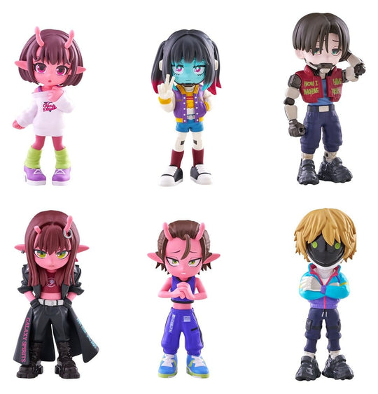 Galactic Milky?Subway Express Mini Figures Blind Box Display (6)