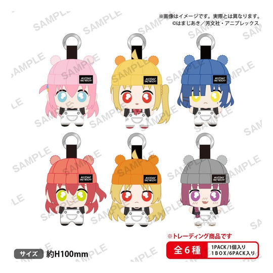 Bocchi the Rock! tekutomo Plush Keychain Blind Box Display (6)