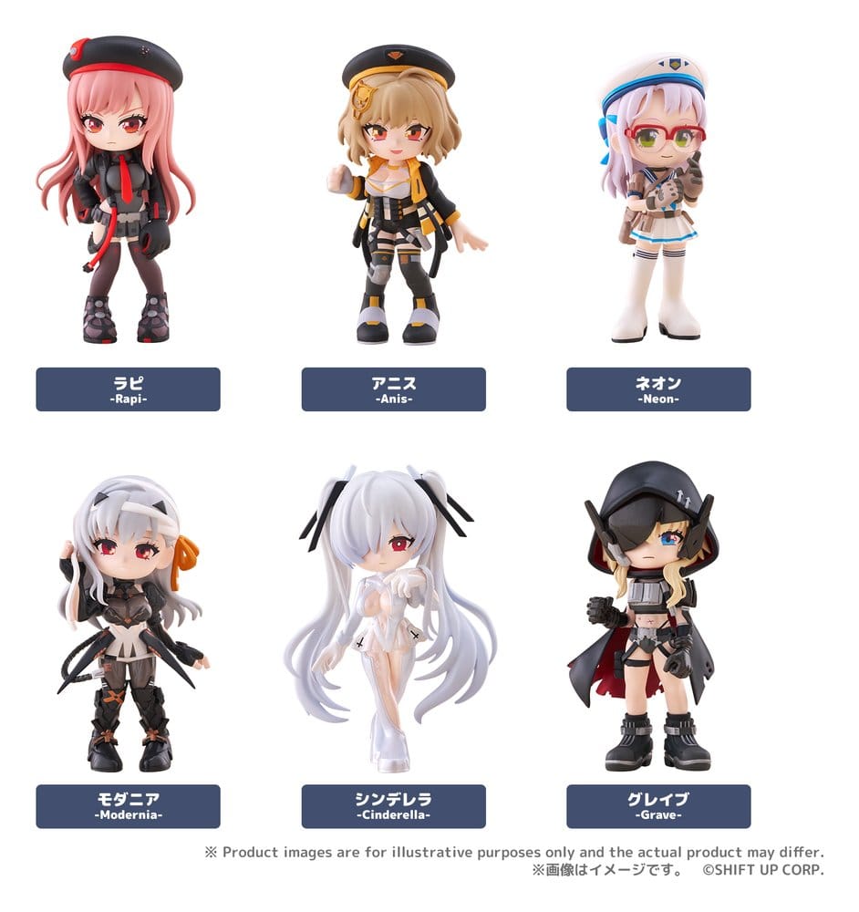 Goddess of Victory: Nikke PalVerse Mini Figures Blind Box Display (6)