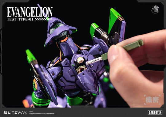 Evangelion Carbotix Action Figure Evangelion Unit-01 Test Type (Standard Ver.) 33 cm
