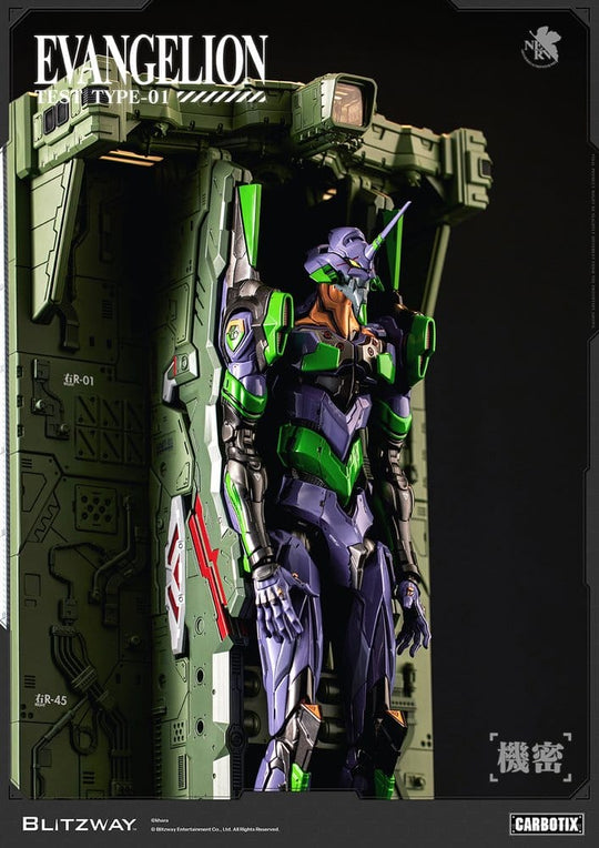 Evangelion Carbotix Action Figure Evangelion Unit-01 Test Type (DX Ver.) 33 cm