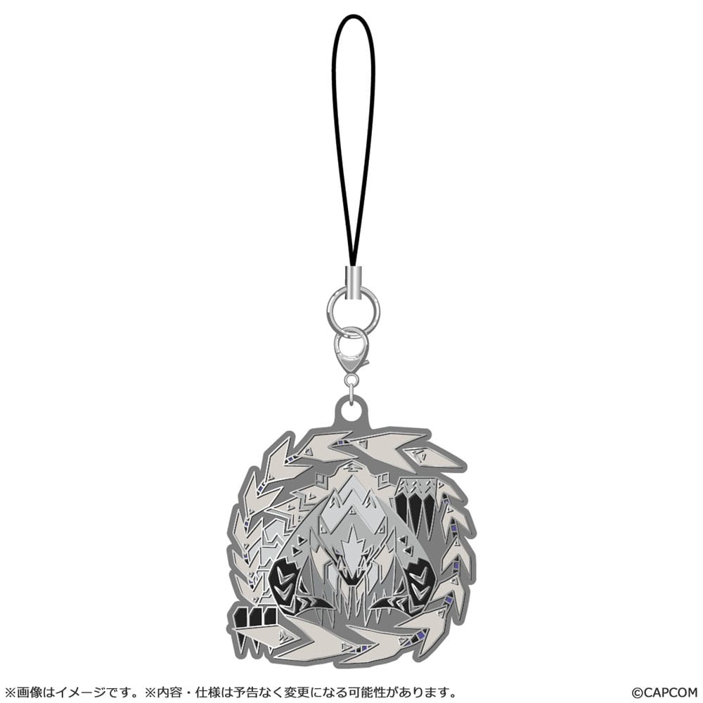 Monster Hunter Wilds Metal Keychain Monster icon Blind Box Assortment (10)