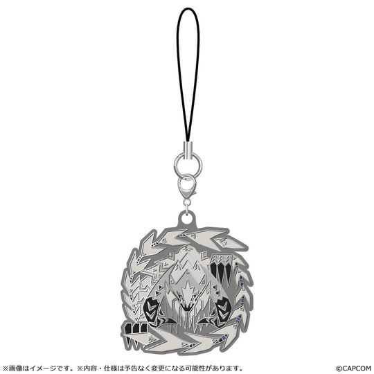 Monster Hunter Wilds Metal Keychain Monster icon Blind Box Assortment (10)