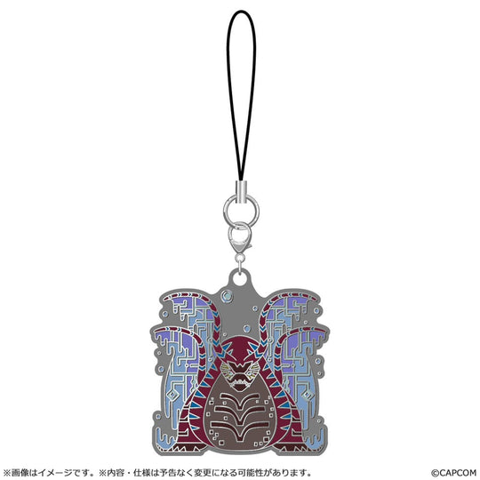 Monster Hunter Wilds Metal Keychain Monster icon Blind Box Assortment (10)