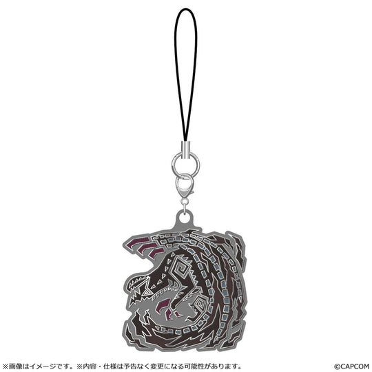 Monster Hunter Wilds Metal Keychain Monster icon Blind Box Assortment (10)