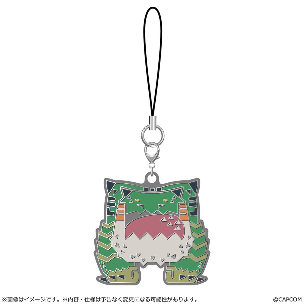 Monster Hunter Wilds Metal Keychain Monster icon Blind Box Assortment (10)