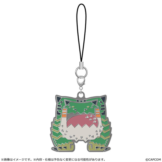Monster Hunter Wilds Metal Keychain Monster icon Blind Box Assortment (10)