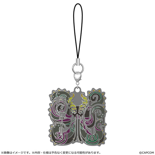 Monster Hunter Wilds Metal Keychain Monster icon Blind Box Assortment (10)