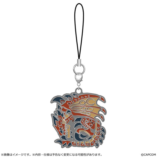 Monster Hunter Wilds Metal Keychain Monster icon Blind Box Assortment (10)