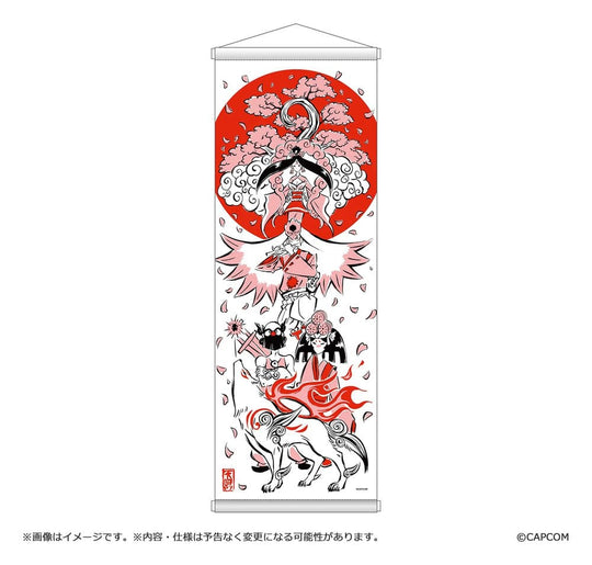 Okami 20th Anniversary Reprint Art Project Tapestry Spring 74 x 28 x 2 cm