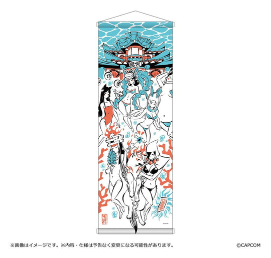 Okami 20th Anniversary Reprint Art Project Tapestry Summer 74 x 28 x 2 cm