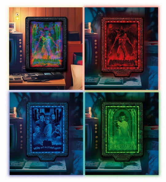 Stranger Things Metamorphic Art Collection Jigsaw Puzzle with Light-Up Effect Demogorgon (520 pieces)