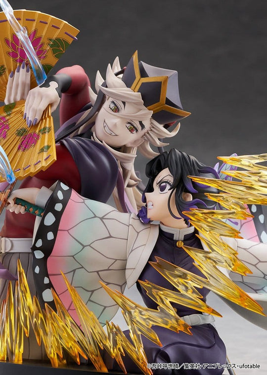 Demon Slayer: Kimetsu no Yaiba PVC Figures 2-Pack Shinobu Kocho & Doma 18 cm