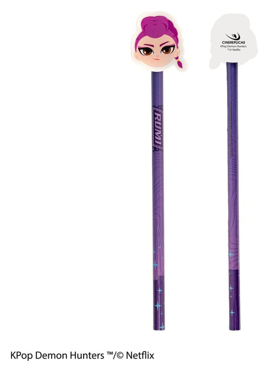 KPop Demon Hunters Pencil & Eraser Series 1 Display (30)