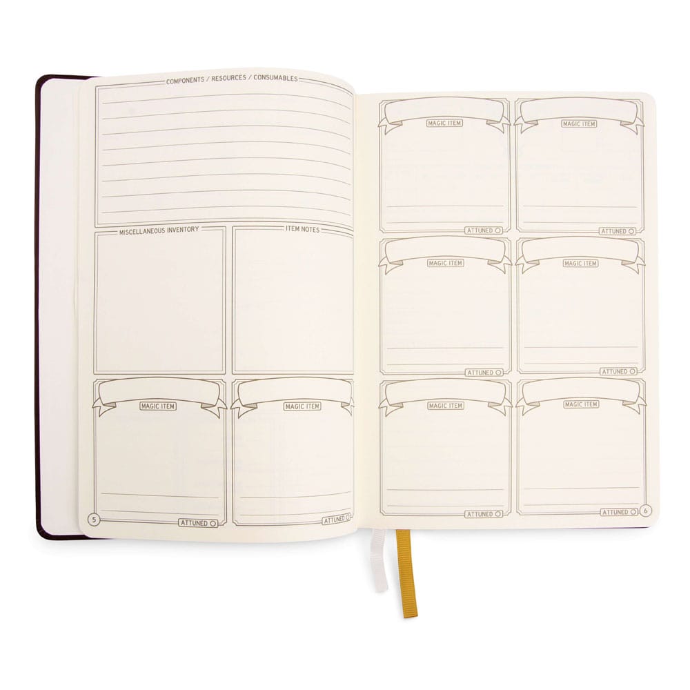 Dungeons & Dragons RPG Journal 5e Brown