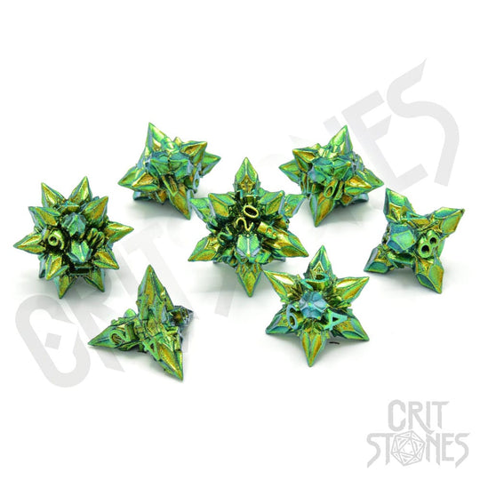 CritStones Metal Dice Set Unholy Bane (7)