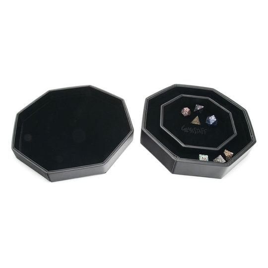 CritStones Arena Dice Tray Black Dragon (Yellow Lid)