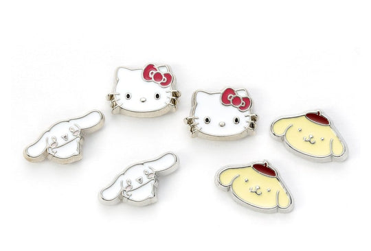 Sanrio Stud Earring Set Hello Kitty, Cinnamon Roll and Pompompurin