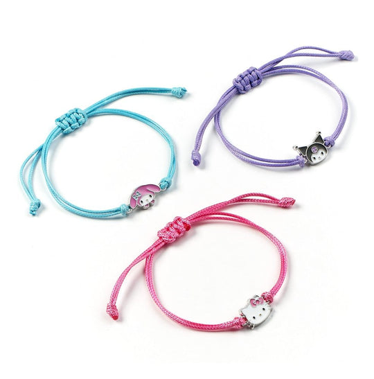 Sanrio Bracelet 3-Pack Hello Kitty, Kuromi and My Melody