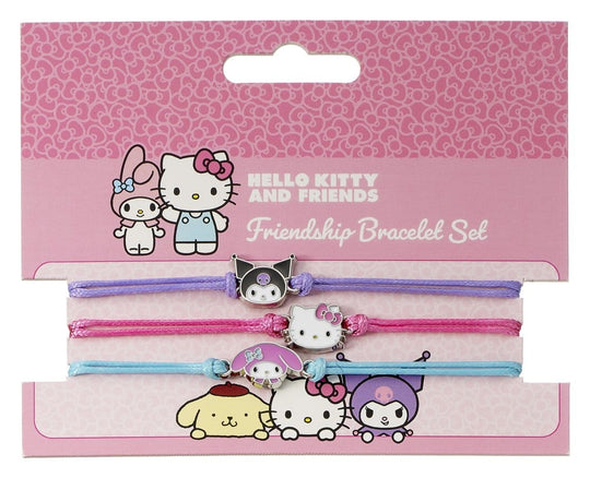 Sanrio Bracelet 3-Pack Hello Kitty, Kuromi and My Melody