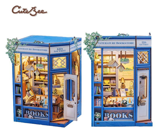 Book Nook Literature Bookstore 17 x 12 cm