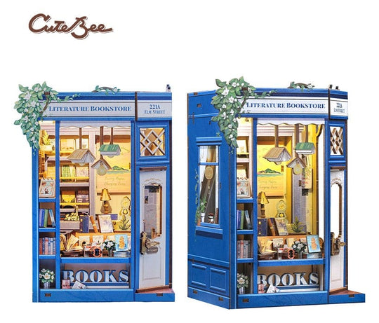 Book Nook Literature Bookstore 17 x 12 cm