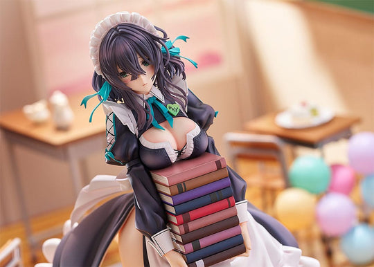 Original Illustration PVC Statue 1/6 Maid Maison Hanikami Kanojo Hikage Chigami Illustration by Piromizu 28 cm