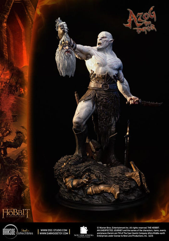 The Hobbit MS Series Statue 1/3 Azog The Defiler John Howe Signature Edition Edition 90 cm