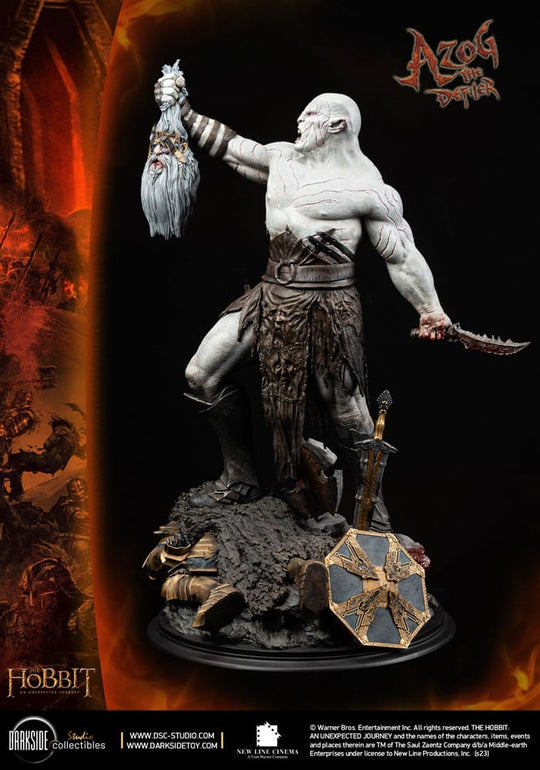 The Hobbit QS Series Statue 1/4 Azog The Defiler John Howe Signature Edition Edition 68 cm