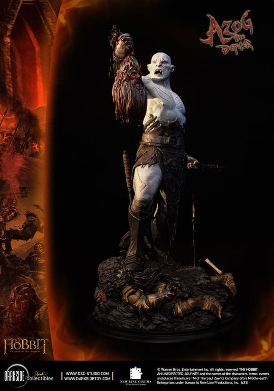 The Hobbit QS Series Statue 1/4 Azog The Defiler John Howe Signature Edition Edition 68 cm