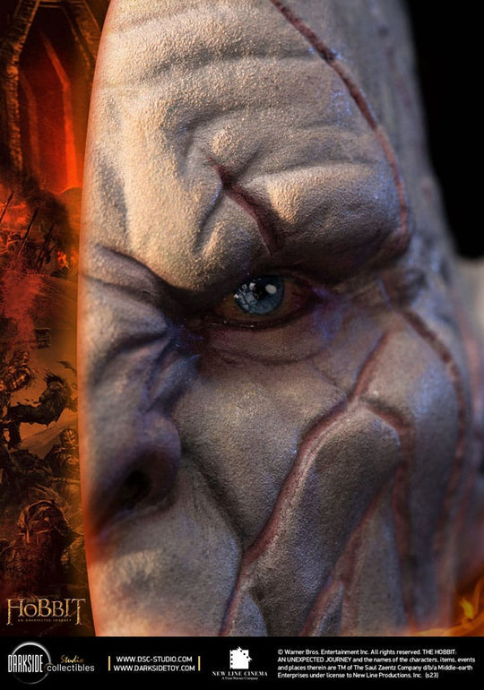The Hobbit QS Series Statue 1/4 Azog The Defiler John Howe Signature Edition Edition 68 cm