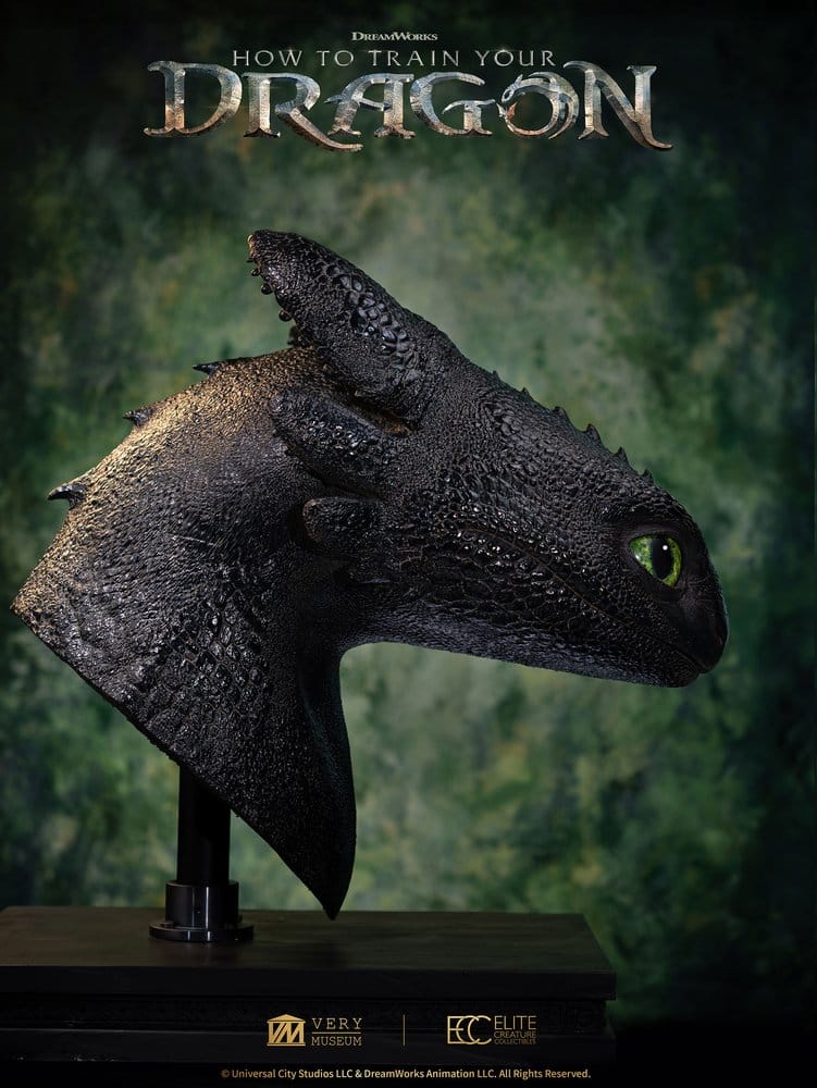 How to Train Your Dragon Life Size Bust Toothless 66 cm