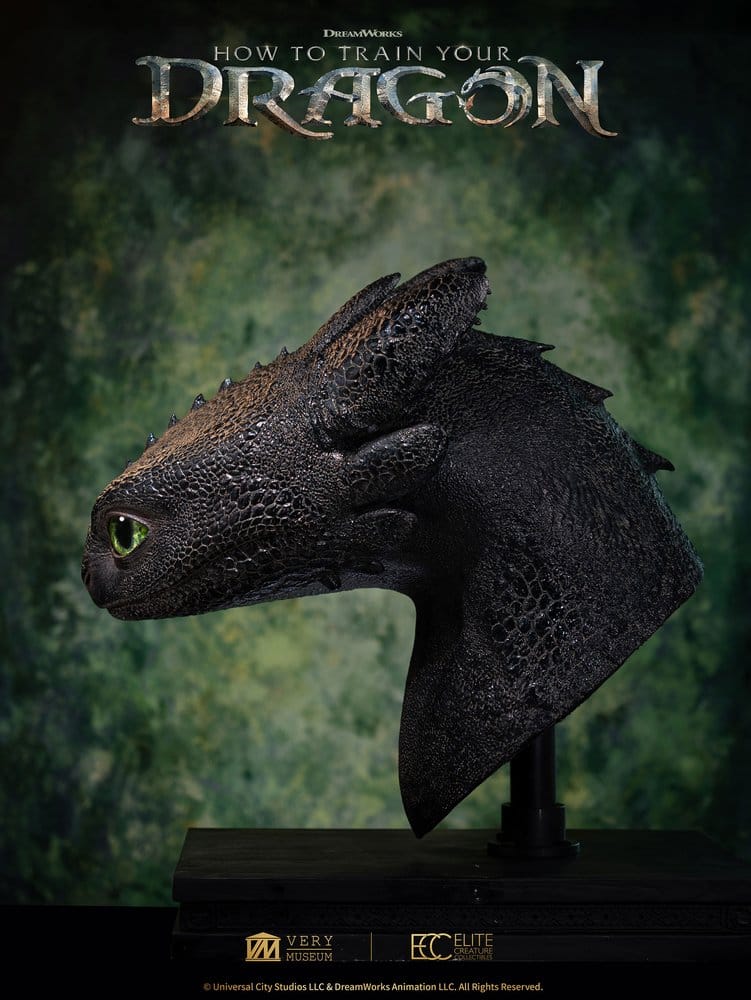 How to Train Your Dragon Life Size Bust Toothless 66 cm