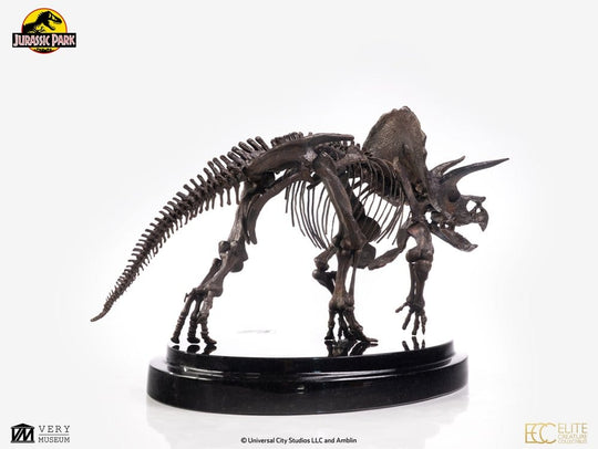 Jurassic Park Statue 1/24 Triceratops Fossil Skeleton Bronze 35 cm