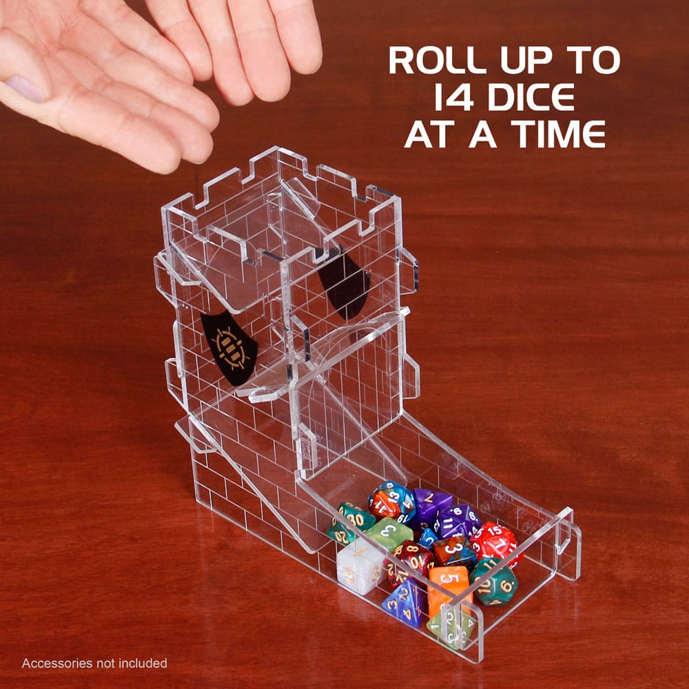 Enhance Tabletop Series Dice Tower Clear