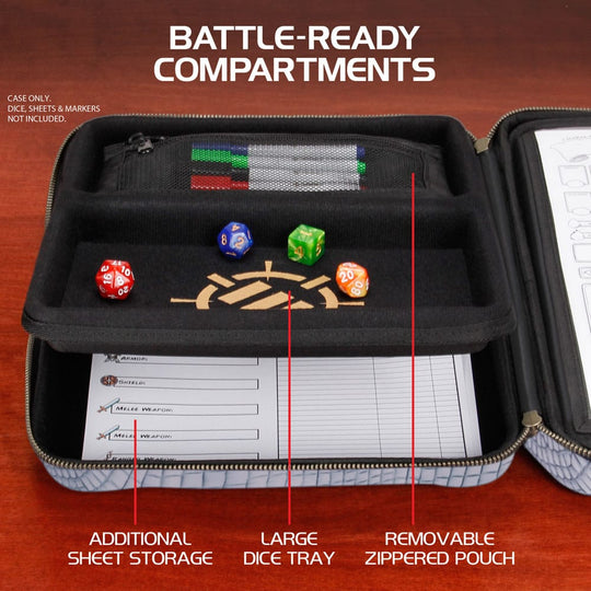 Enhance RPG Series Collector's Edition Organizer Case Silver