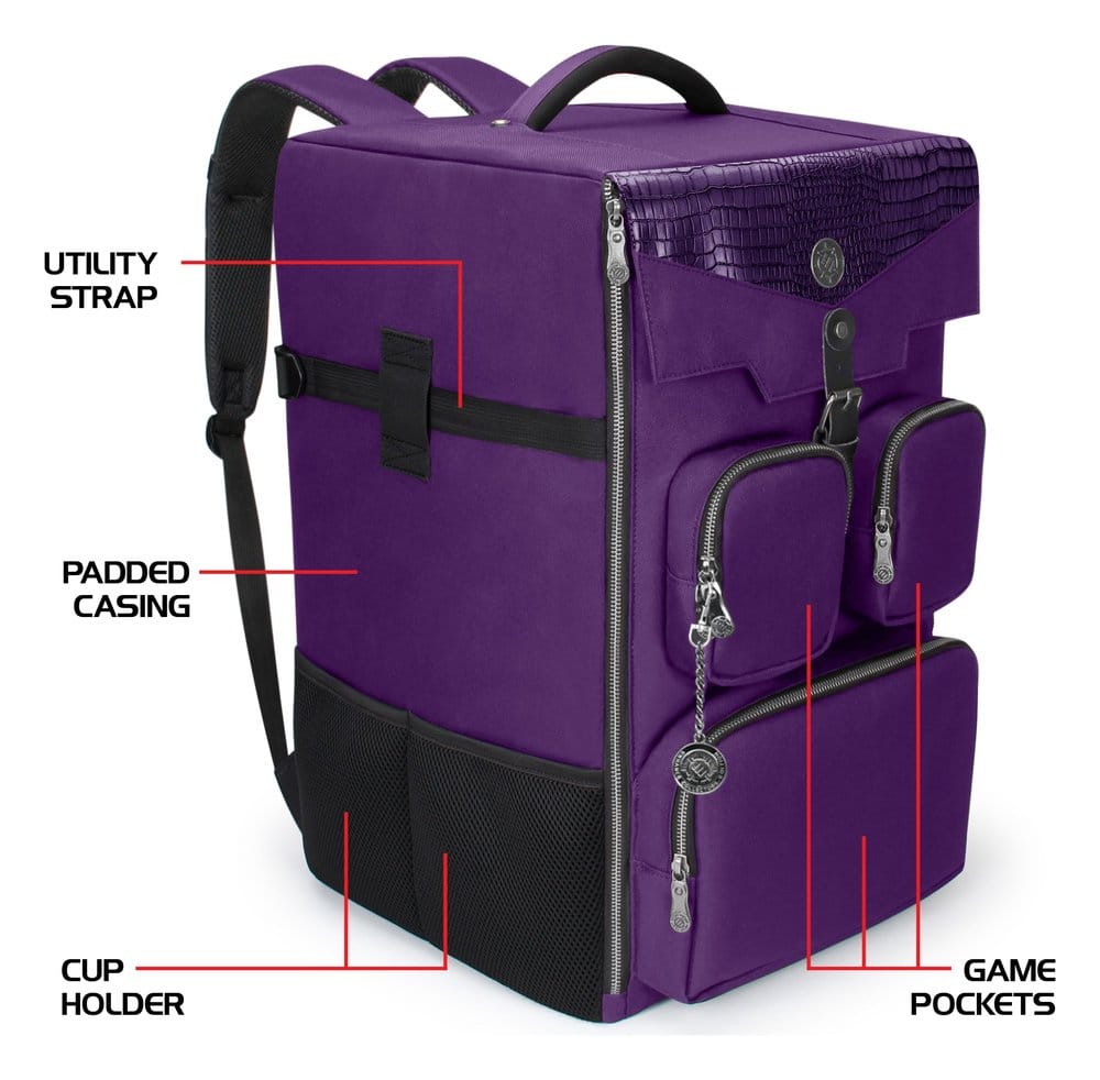 Enhance Board Game Backpack Collector's Edition Purple