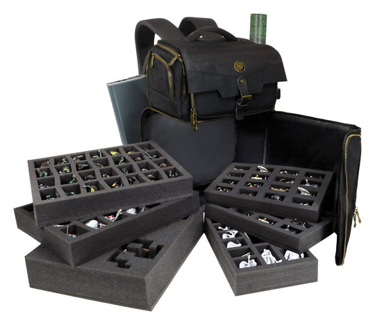 Enhance Miniature Painting Storage Backpack Black